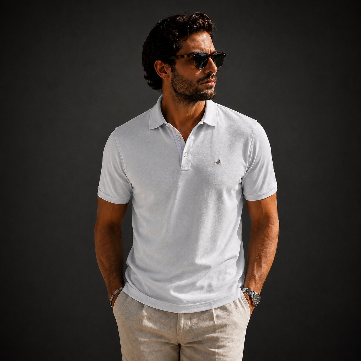 Polo Premium Dark Fish 190G | Algodón Pima