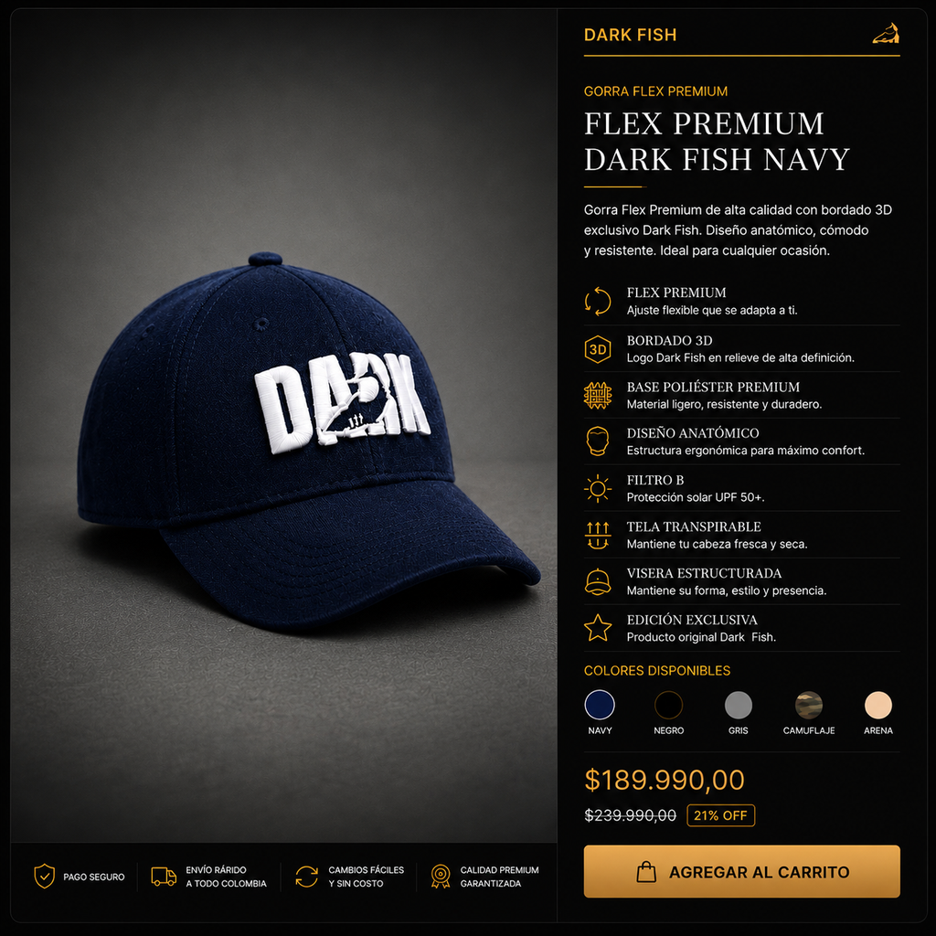 Gorra Darkfish Classic Navy