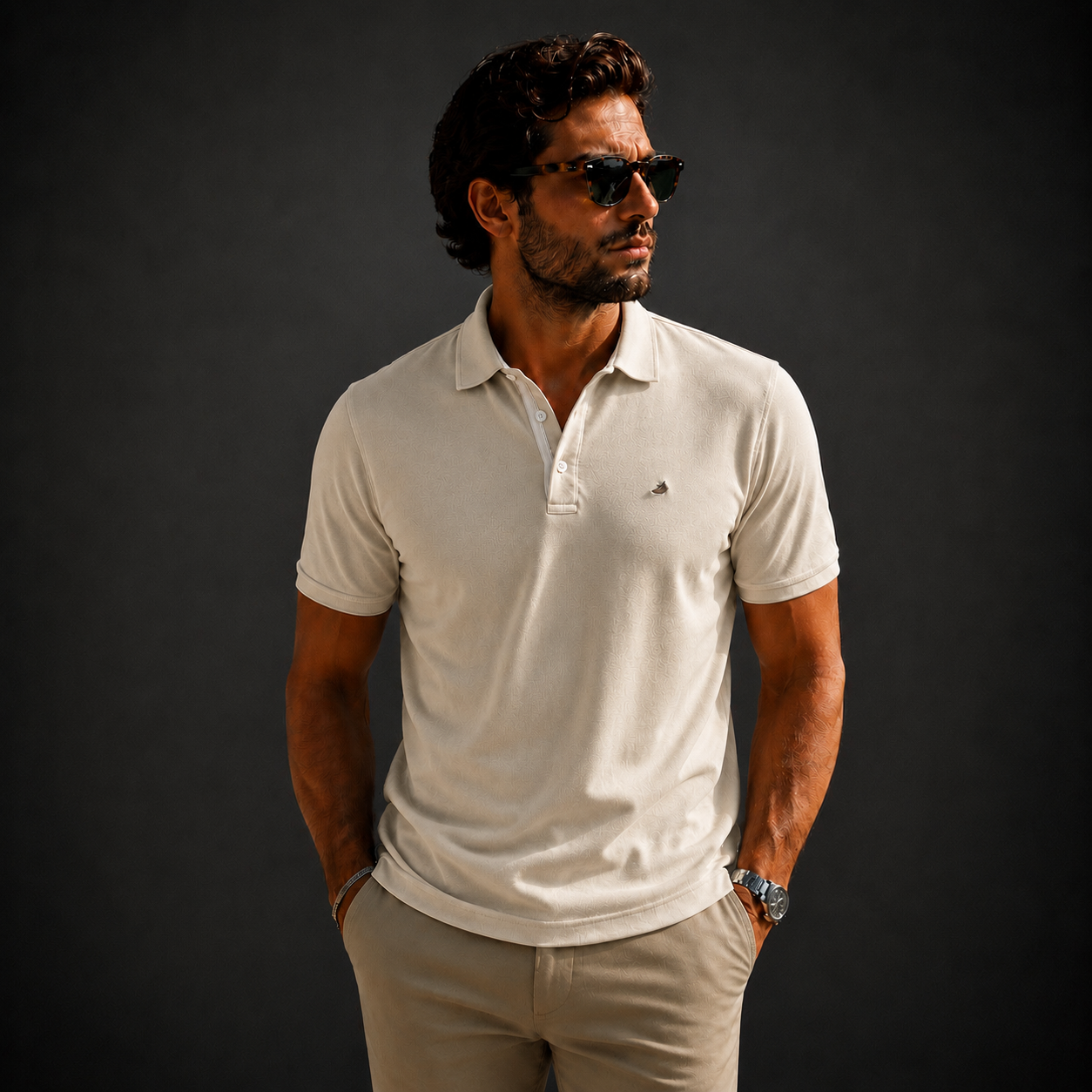 Polo Premium Dark Fish 190G | Algodón Pima