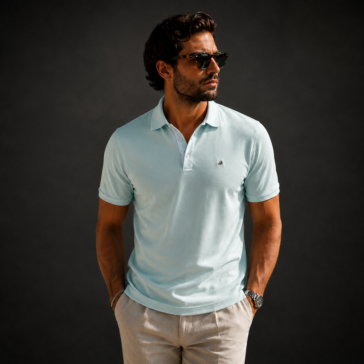 Polo Premium Dark Fish 190G | Algodón Pima