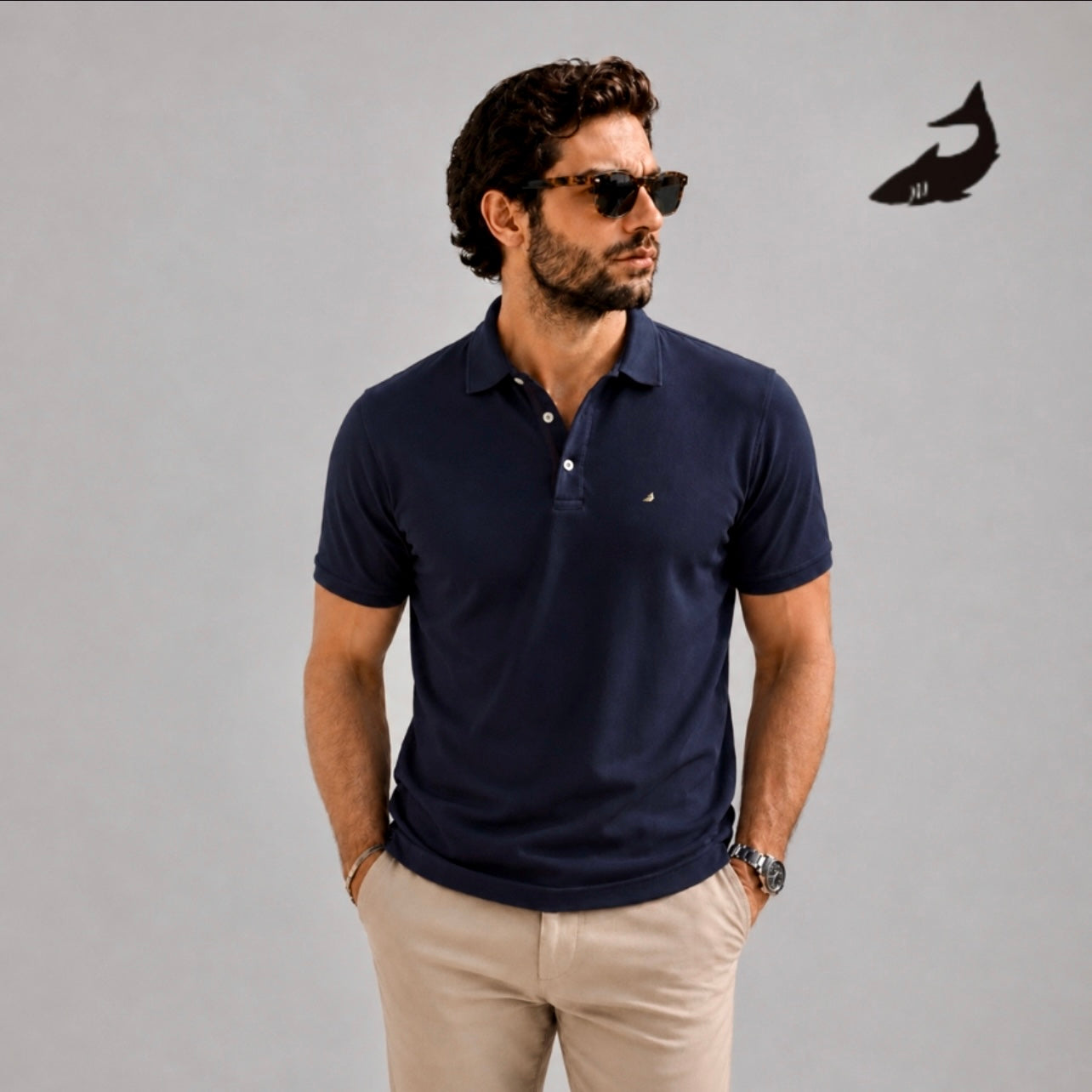 Polo Premium Dark Fish 190G | Algodón Pima