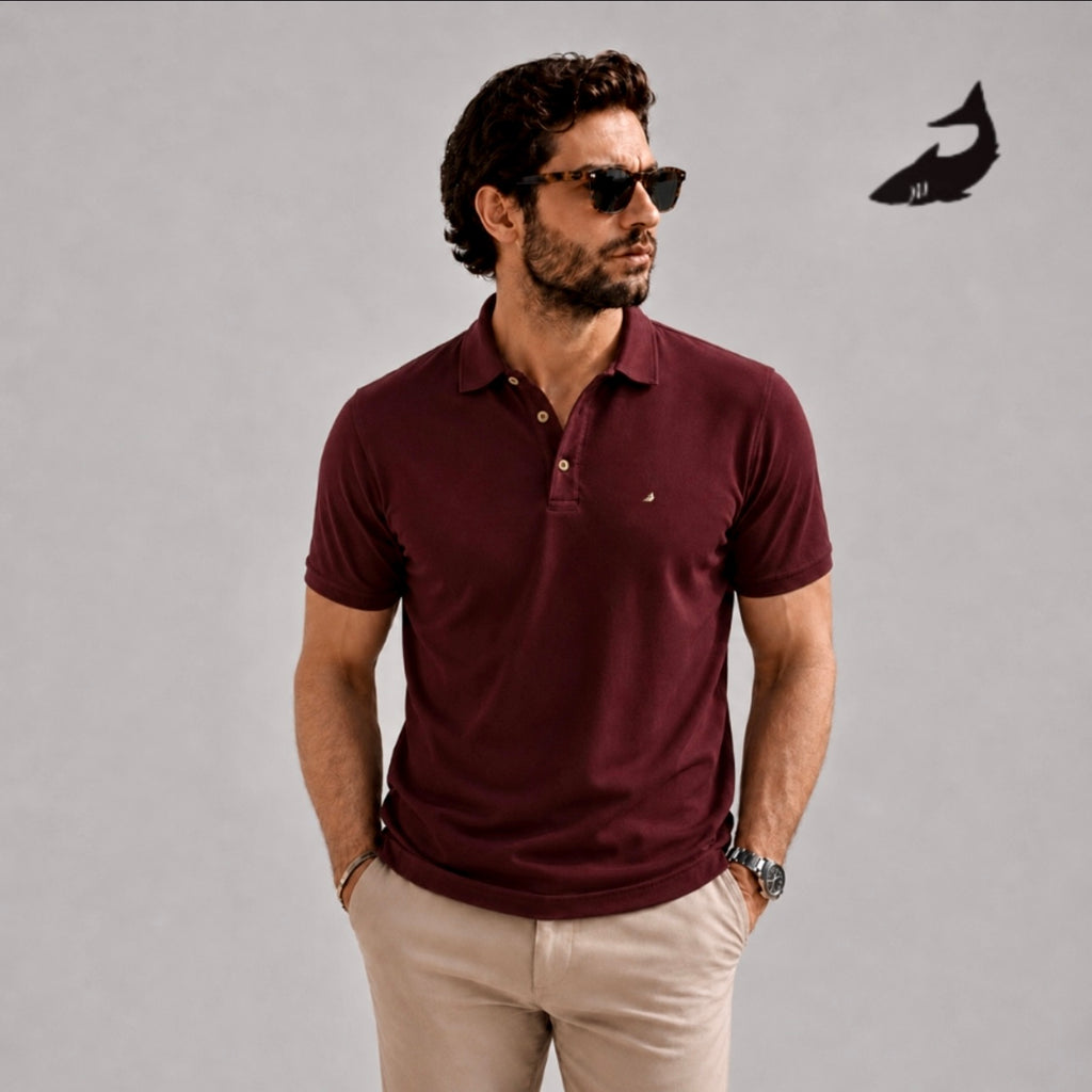 Polo Premium Dark Fish 190G | Algodón Pima