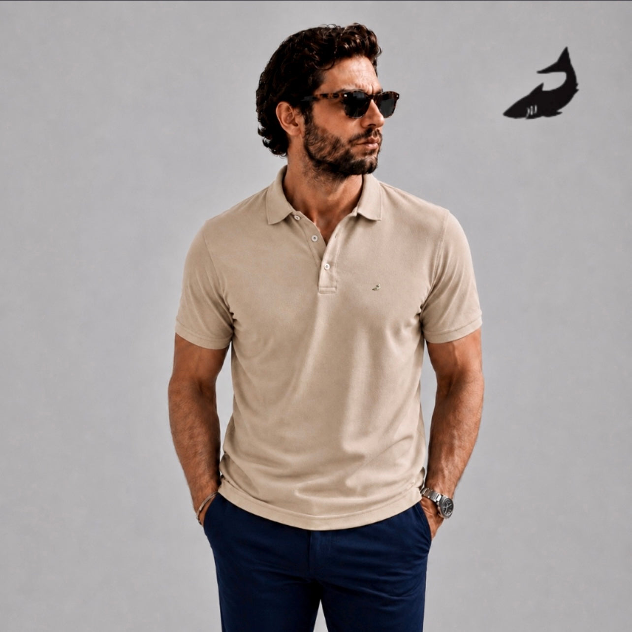 Polo Premium Dark Fish 190G | Algodón Pima