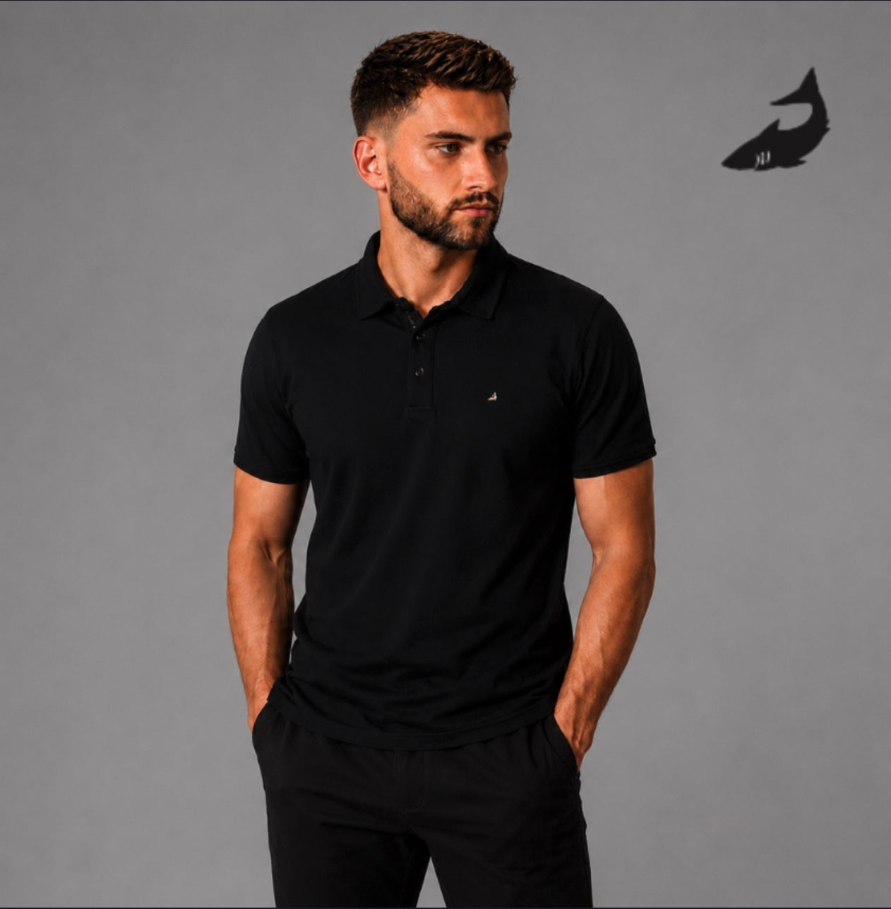 Polo Premium Dark Fish 190G | Algodón Pima